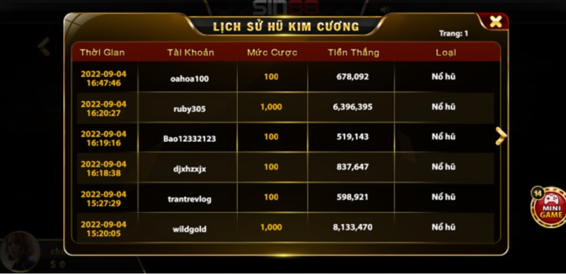 luu y khi choi mini game kim cuong